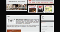 Desktop Screenshot of muzeumopony.cz
