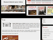 Tablet Screenshot of muzeumopony.cz